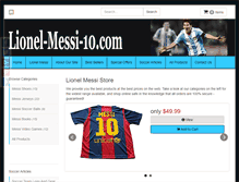 Tablet Screenshot of lionel-messi-10.com